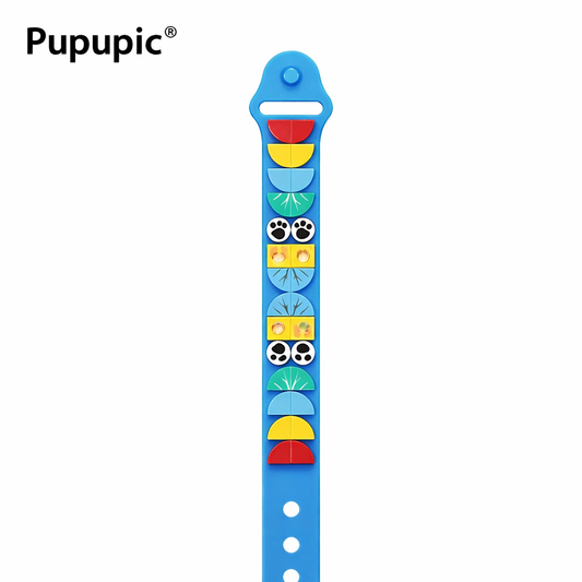 Pupupic® DIY Small Particle Building Blocks Bracelet | Creative Kids Wearable Toy