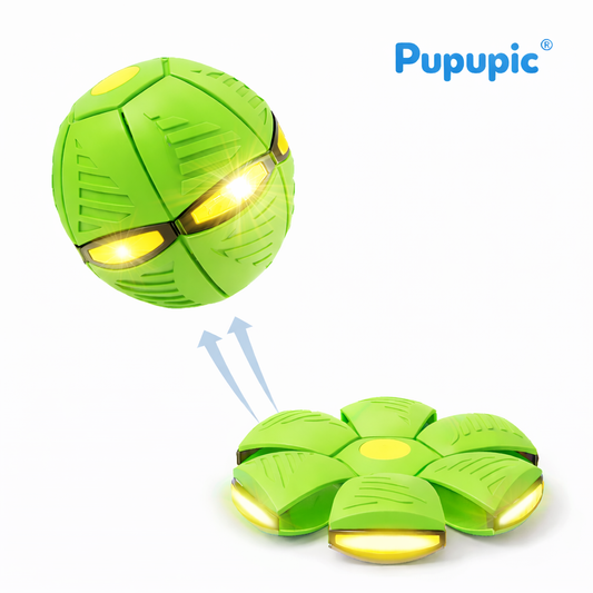 Pupupic® LED Light-Up Magic Deformation Ball – Kids & Pet Outdoor Toy
