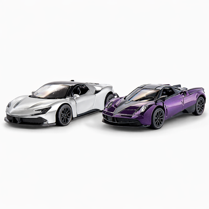Pupupic® Diecast SUV Children's Model Toy – Openable Doors & Pull Back Action