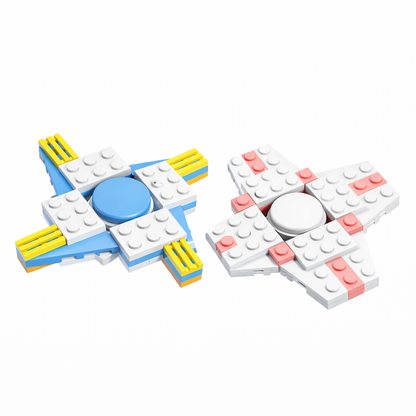 Pupupic® DIY Kids Spinning Top Toy | Detachable Building Blocks Assembly Educational Puzzle Toy