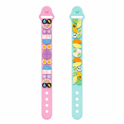Pupupic® DIY Small Particle Building Blocks Bracelet | Creative Kids Wearable Toy
