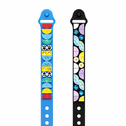 Pupupic® DIY Small Particle Building Blocks Bracelet | Creative Kids Wearable Toy