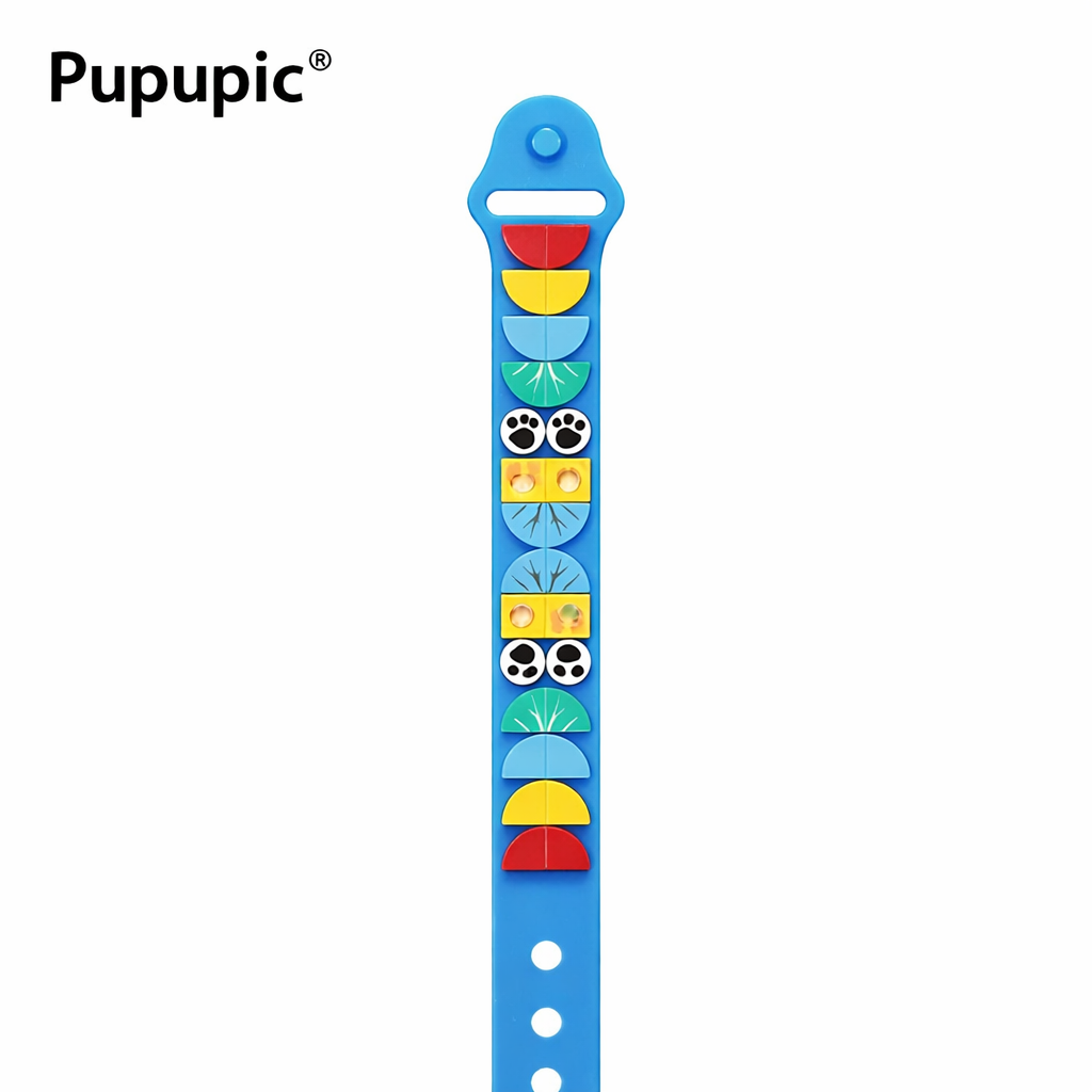Pupupic® DIY Small Particle Building Blocks Bracelet | Creative Kids Wearable Toy