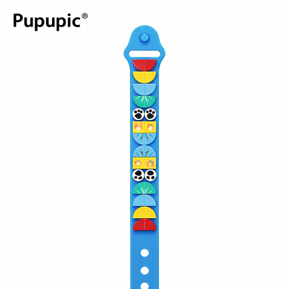 Pupupic® DIY Small Particle Building Blocks Bracelet | Creative Kids Wearable Toy