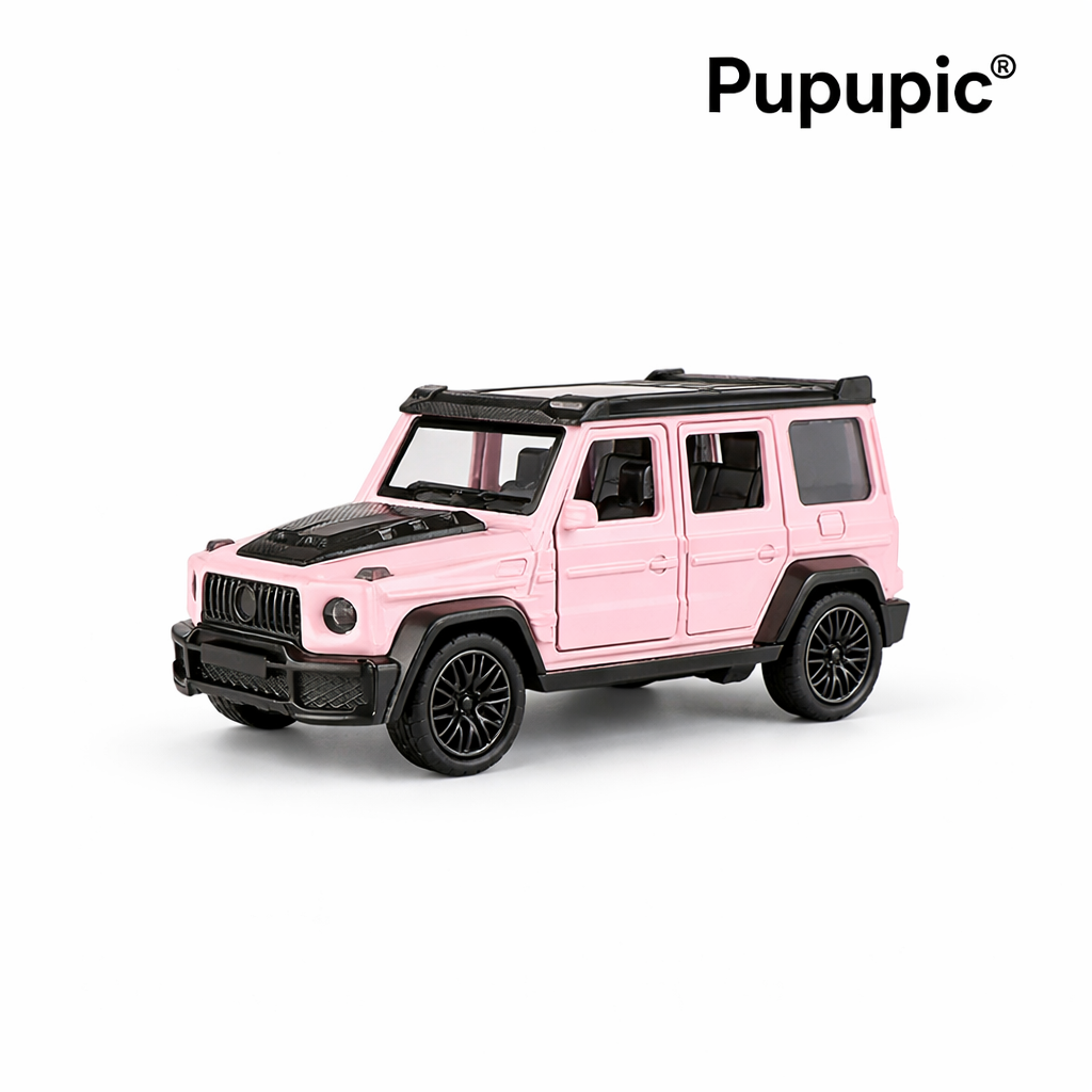 Pupupic® Diecast SUV Children's Model Toy – Openable Doors & Pull Back Action