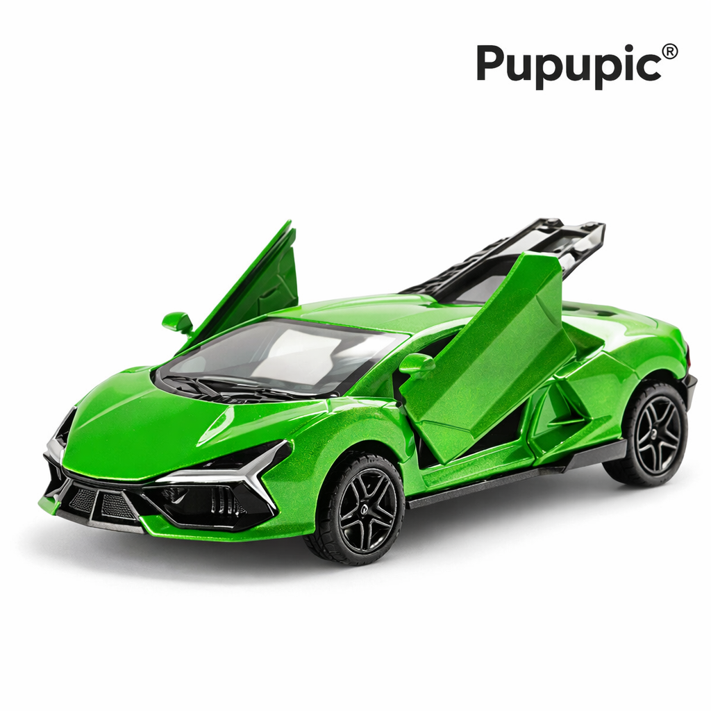 Pupupic® Diecast SUV Children's Model Toy – Openable Doors & Pull Back Action