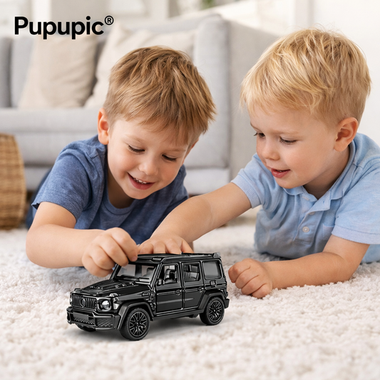 Pupupic® Diecast SUV Children's Model Toy – Openable Doors & Pull Back Action