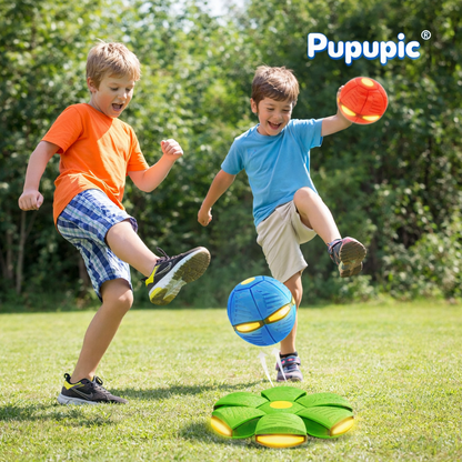 Pupupic® LED Light-Up Magic Deformation Ball – Kids & Pet Outdoor Toy