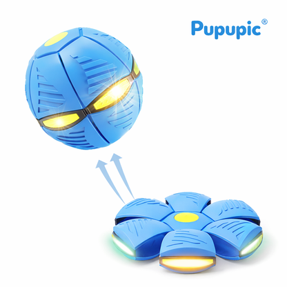 Pupupic® LED Light-Up Magic Deformation Ball – Kids & Pet Outdoor Toy