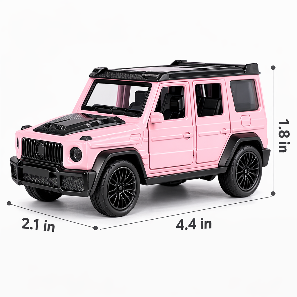 Pupupic® Diecast SUV Children's Model Toy – Openable Doors & Pull Back Action